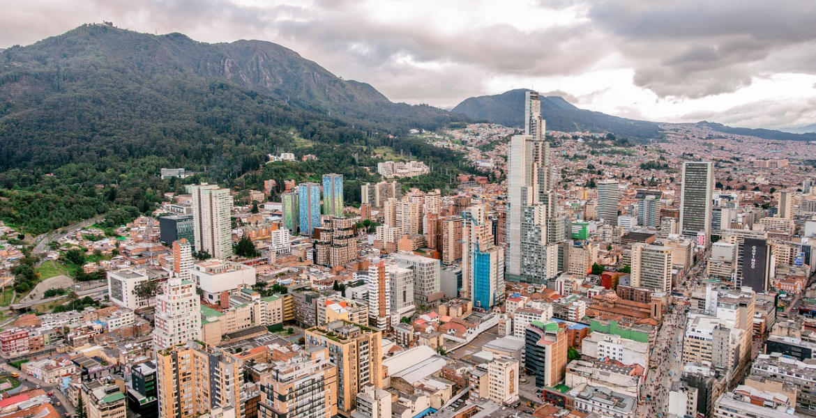 Panorámica de Bogotá.