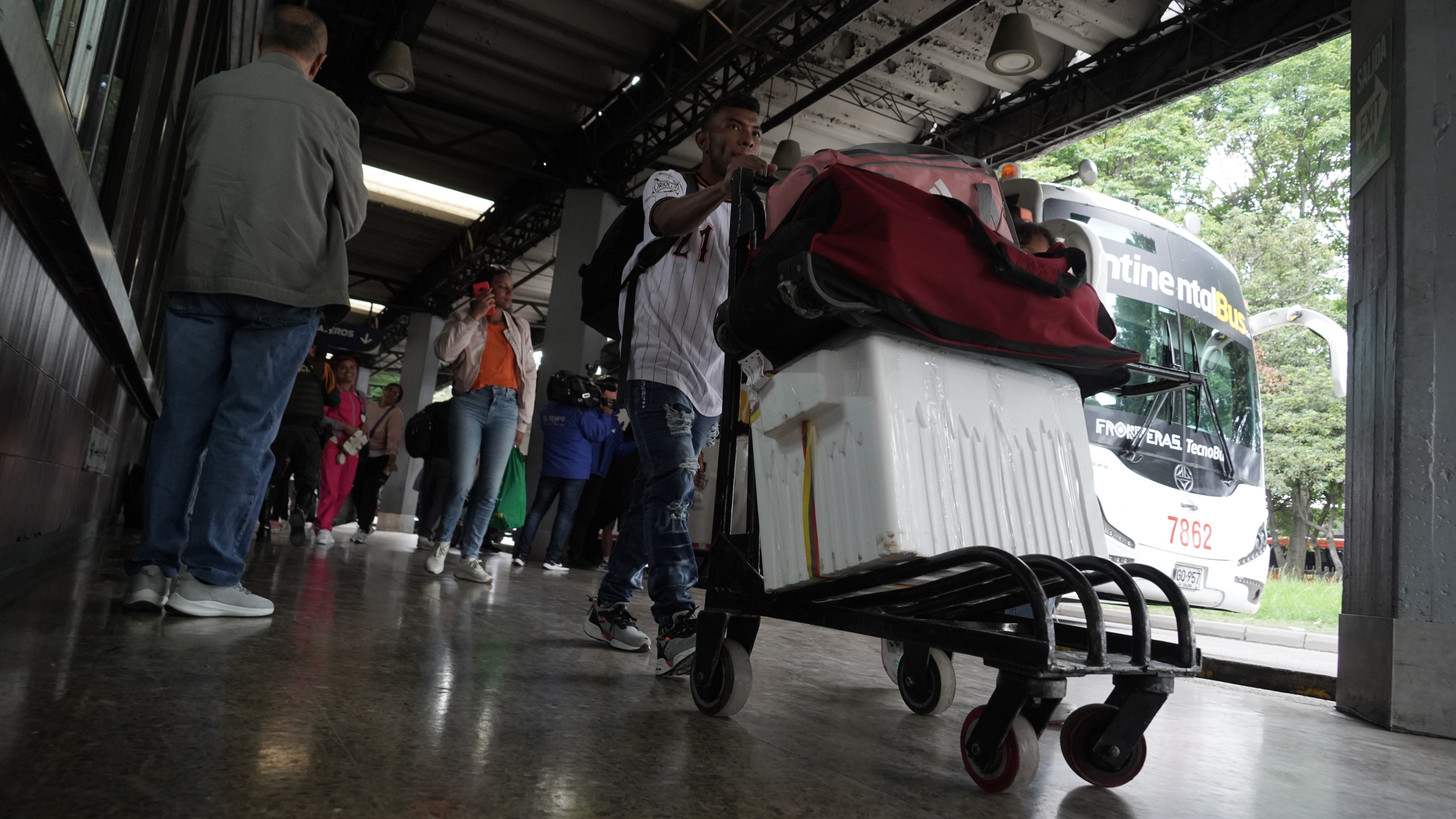 Plan retorno en la terminal de transportes del salitre