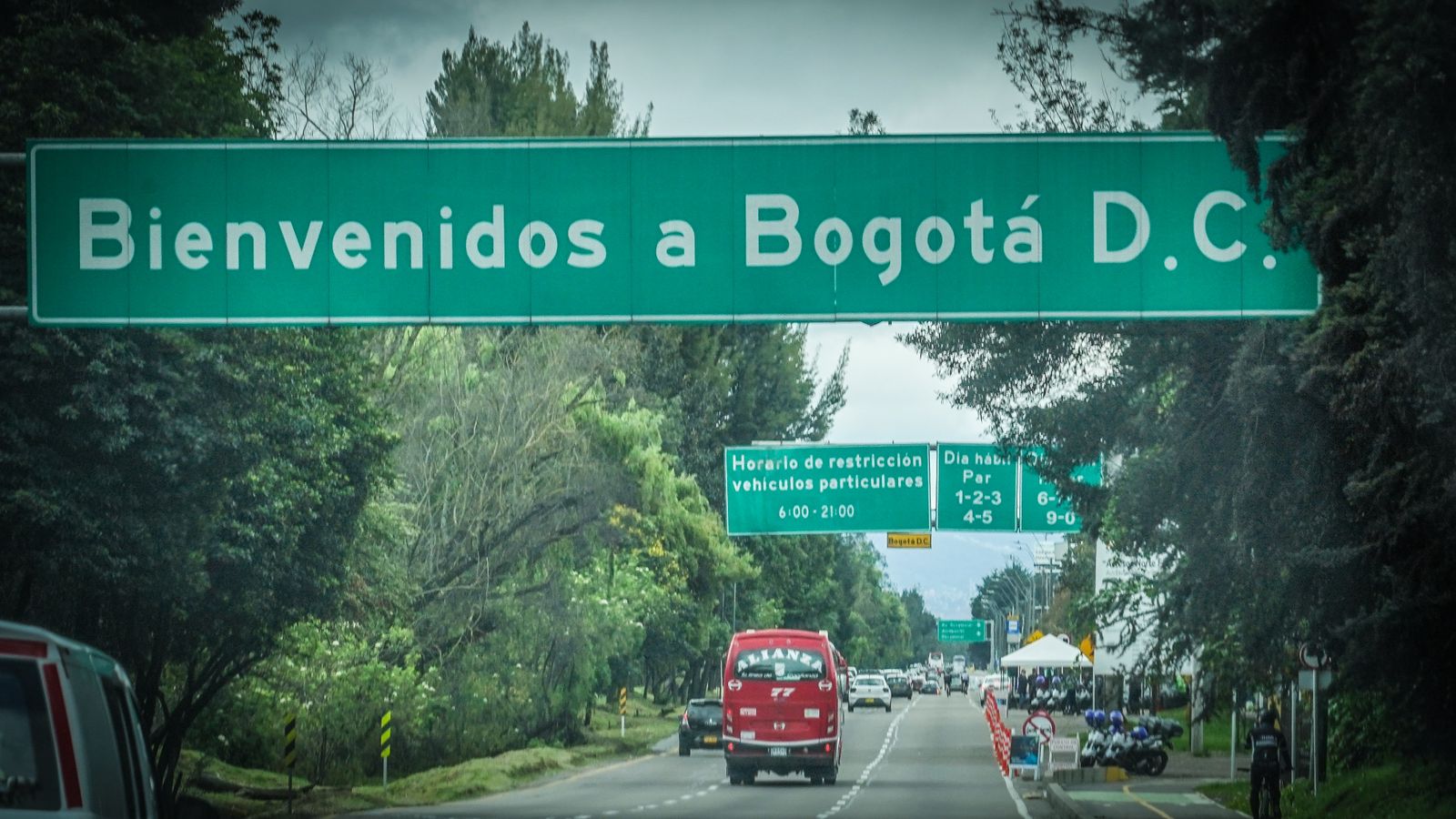 Ingreso a Bogotá durante el Plan Retorno.