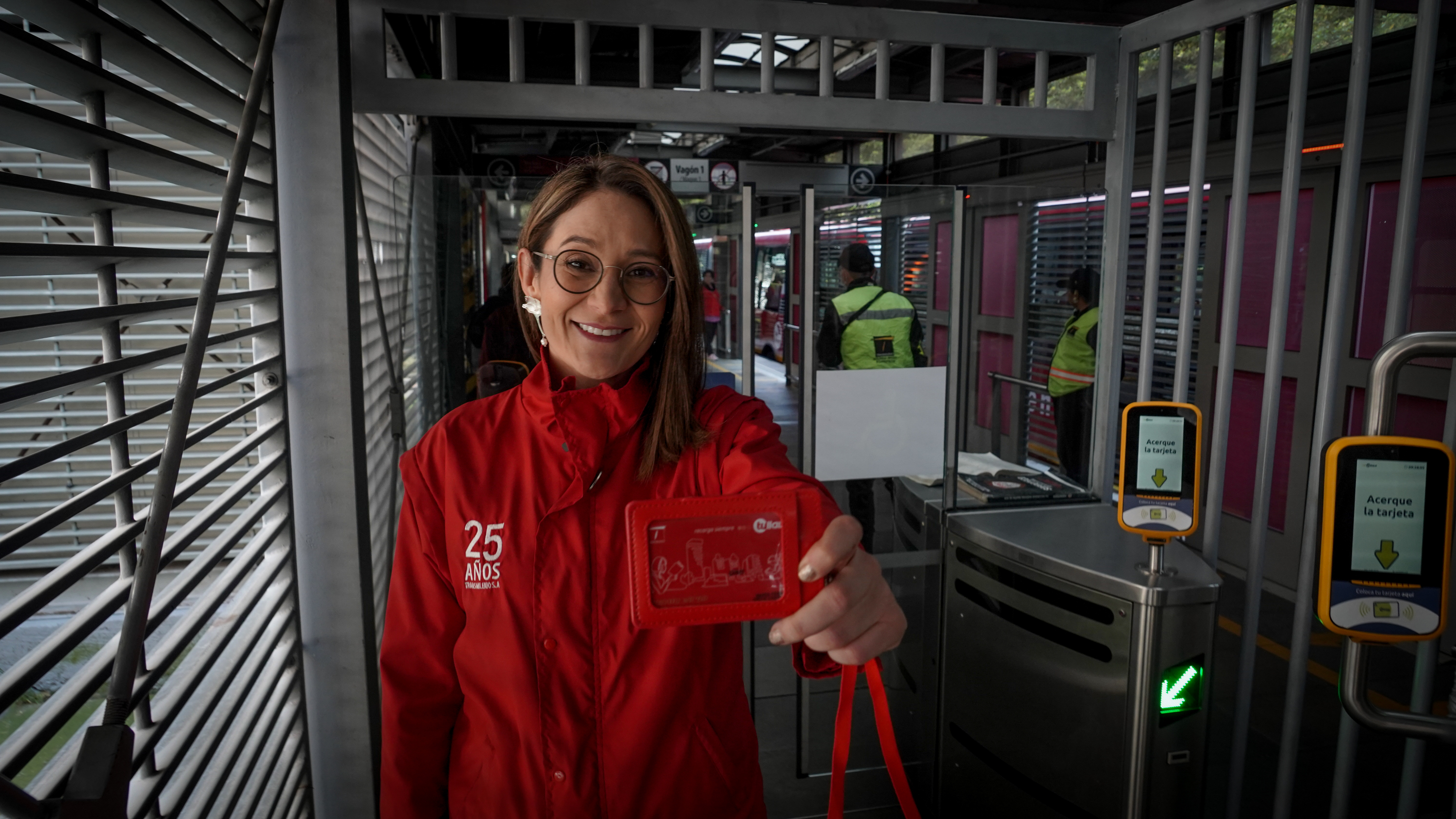 La gerente de Transmilenio María Fernanda Ortiz a
