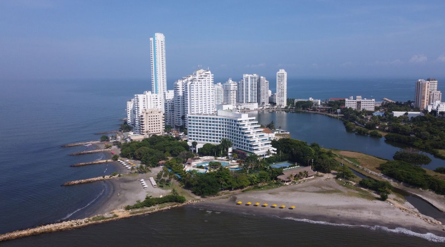 Sector del laguito en Cartagena