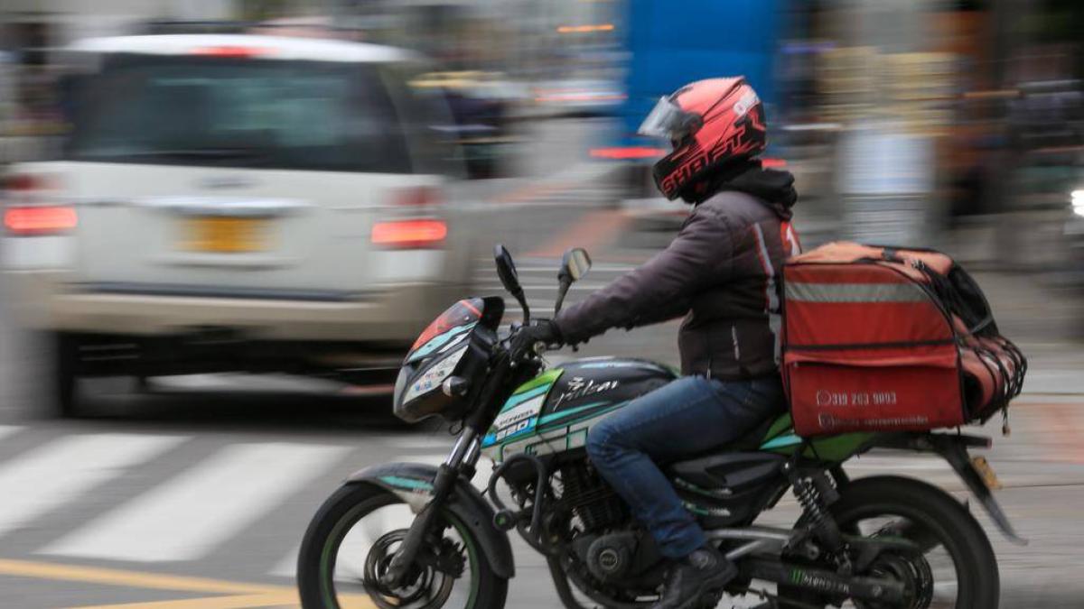 Domiciliarios en moto en Bogotá