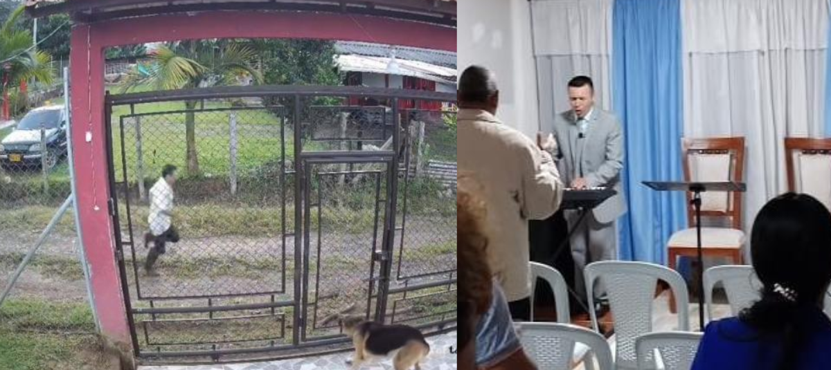 Captura de Pantalla del video donde se evidencia la persecución a la menor de edad.