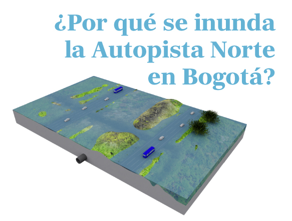 Estas son las razones de las inundaciones de la Autonorte de Bogotá