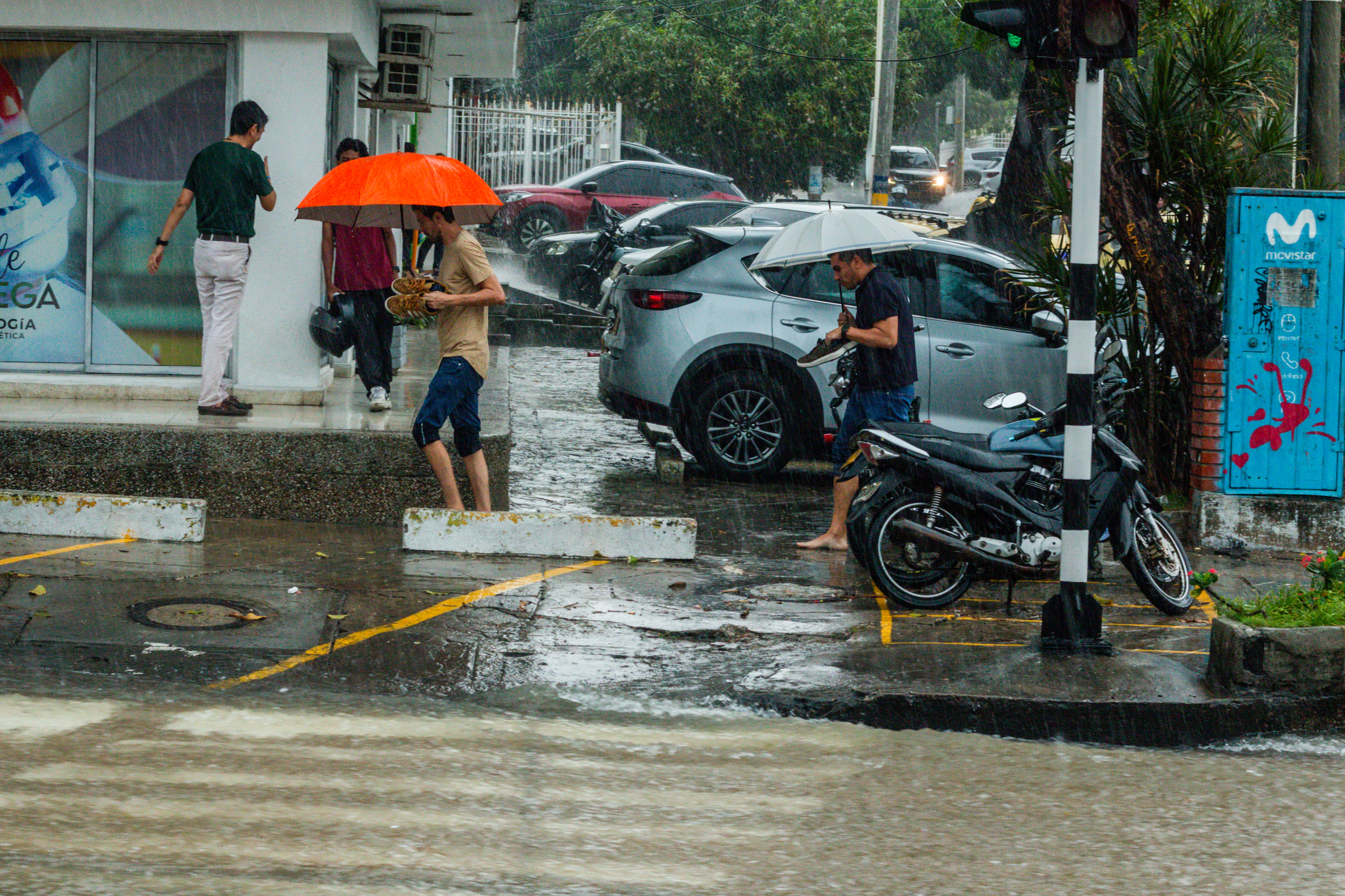 Lluvias en Barranquilla.