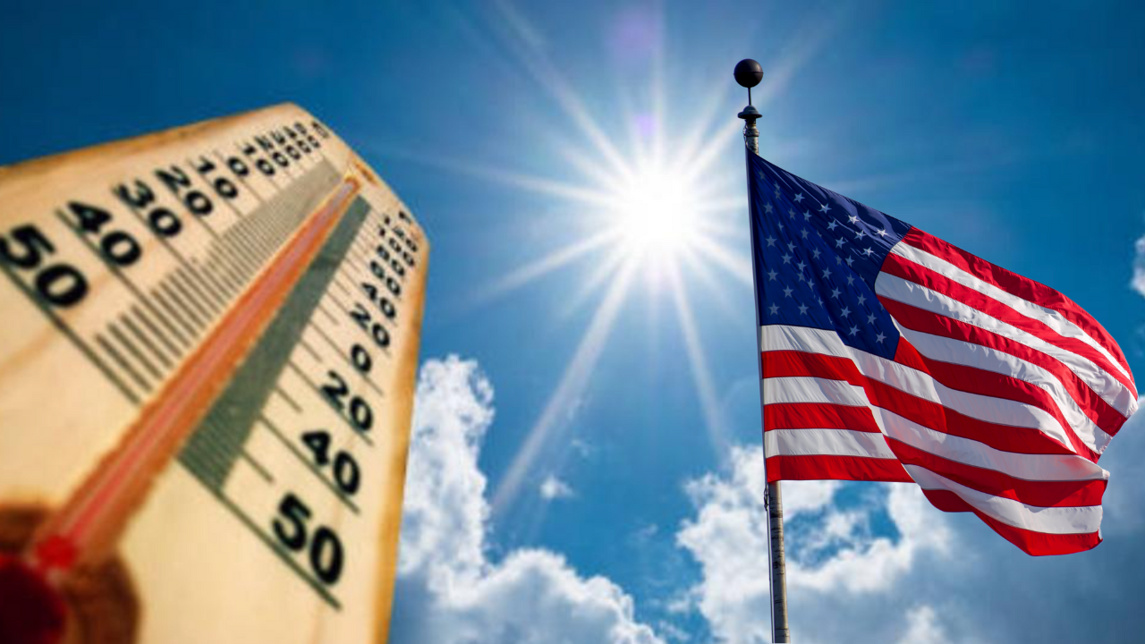 This is how the heat wave is predicted in the United States.