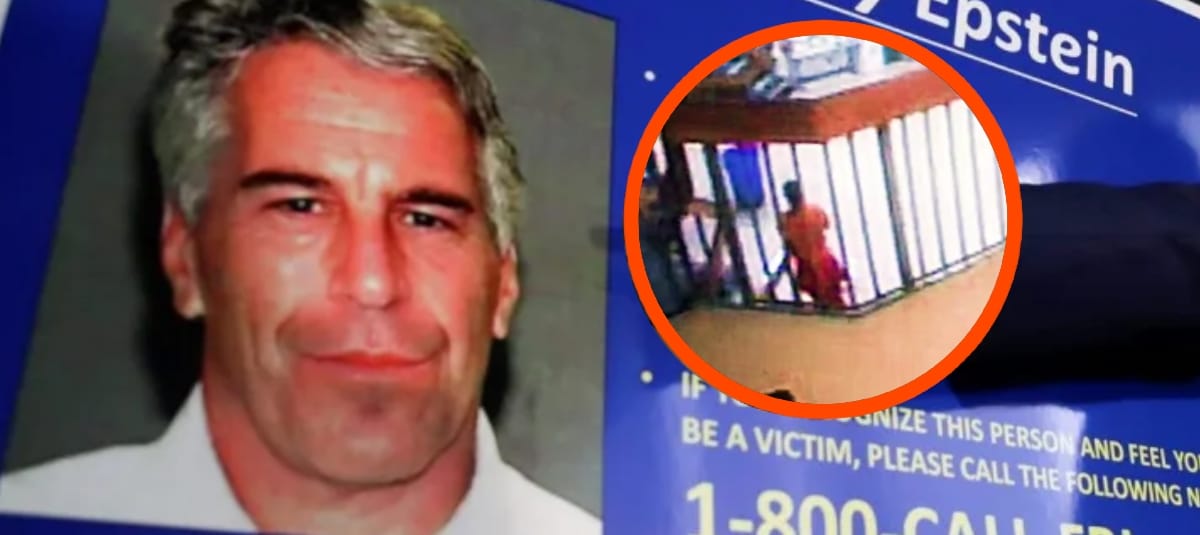 Último video con vida de Jeffrey Epstein