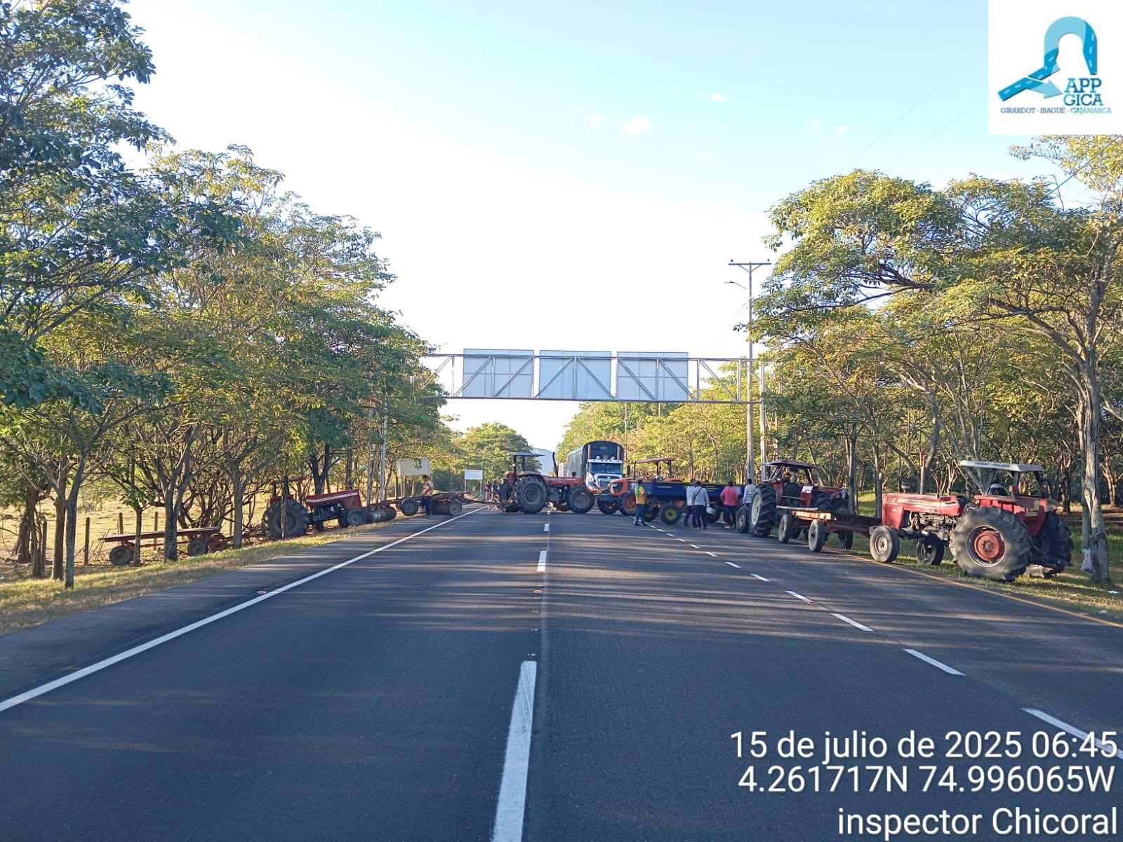 Bloqueos en Tolima por paro arrocero