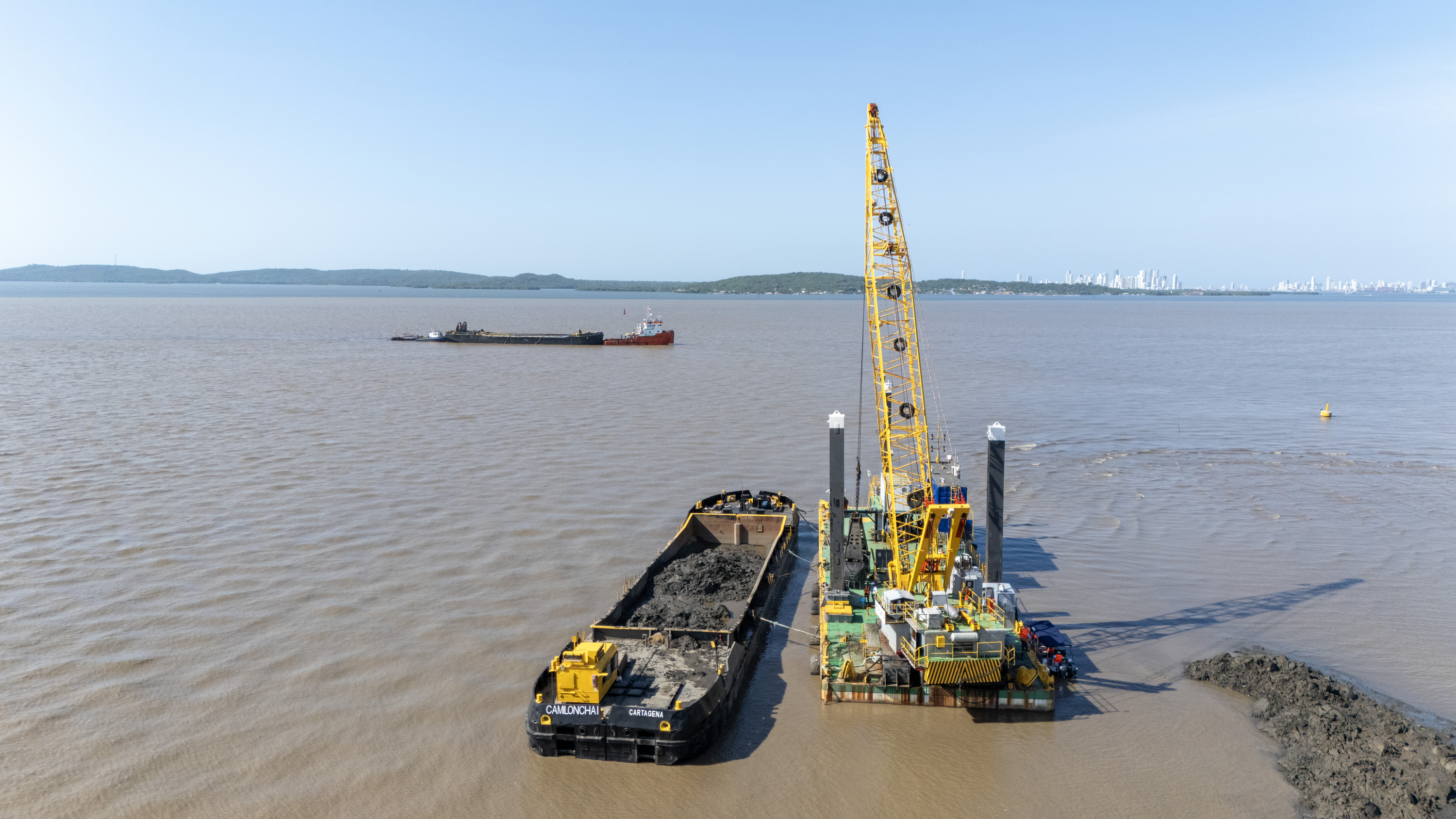 Canal del Dique, dragados