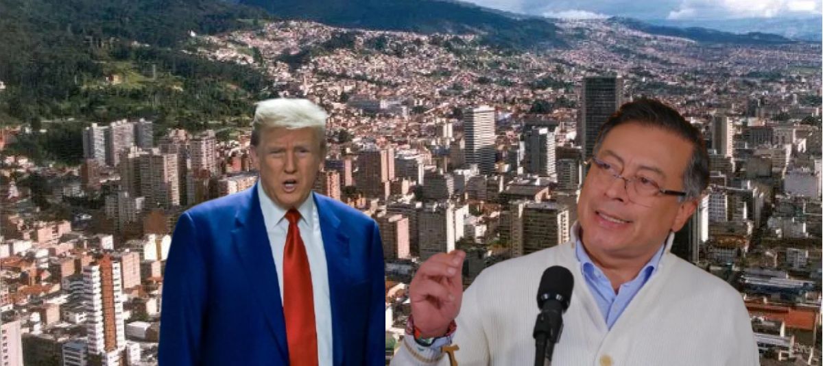 Presidente Petro y Donald Trump