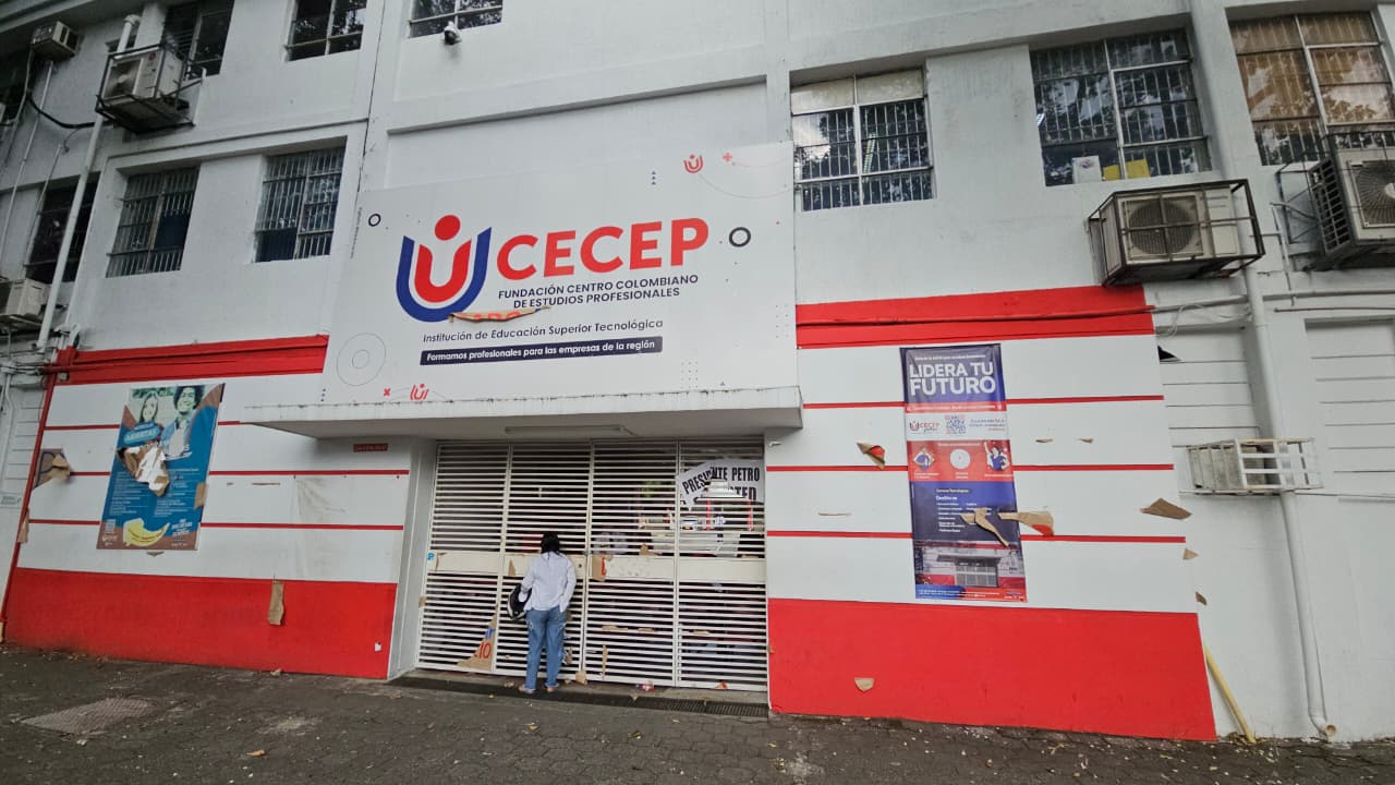 Sede del CECEP, en terreno del narco 'Chupeta', en Cali.