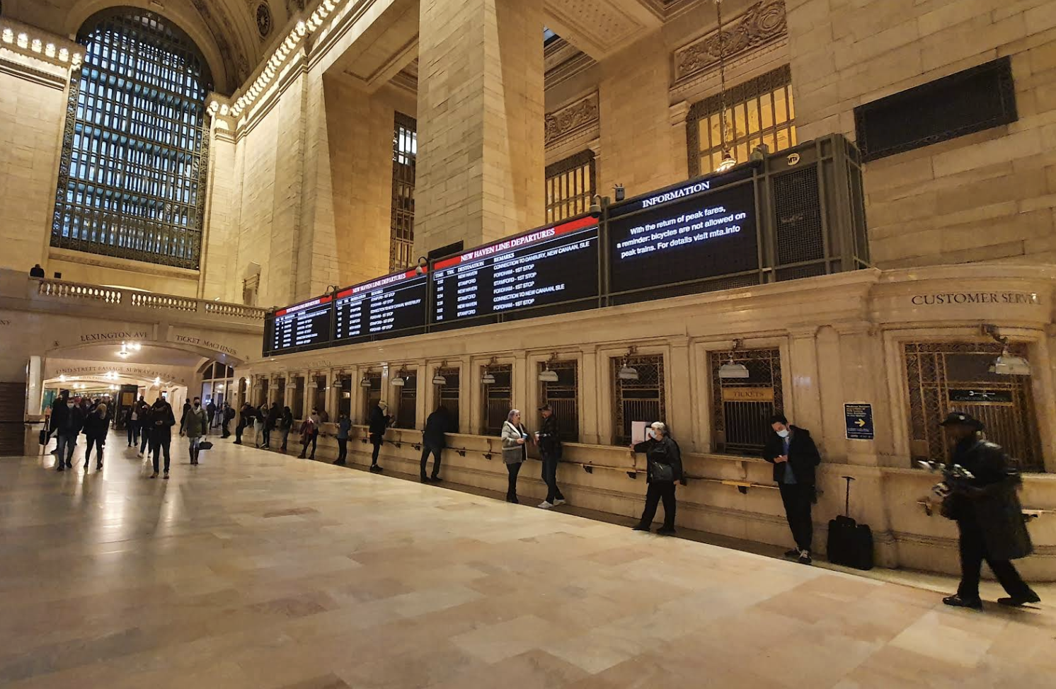Los hechos ocurrieron en Grand Central Terminal de Nueva York.