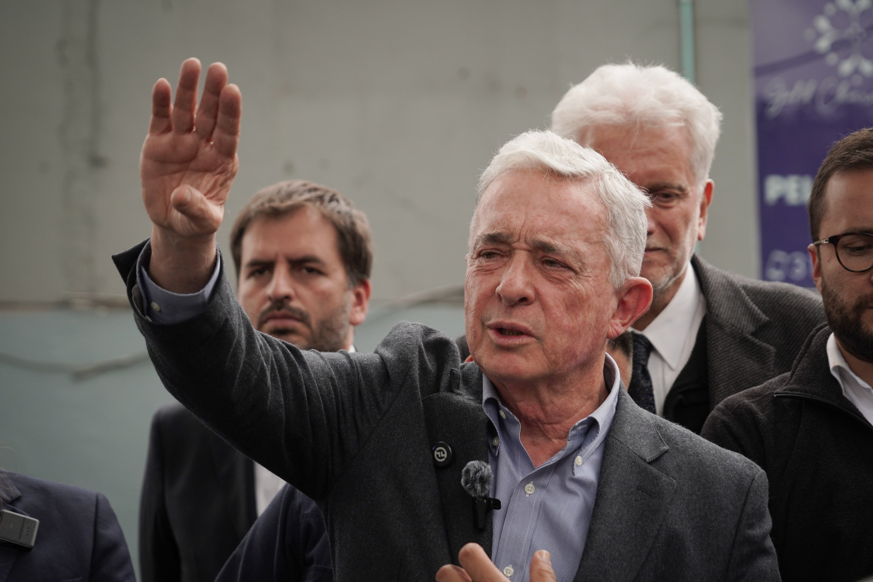 El expresidente Álvaro Uribe