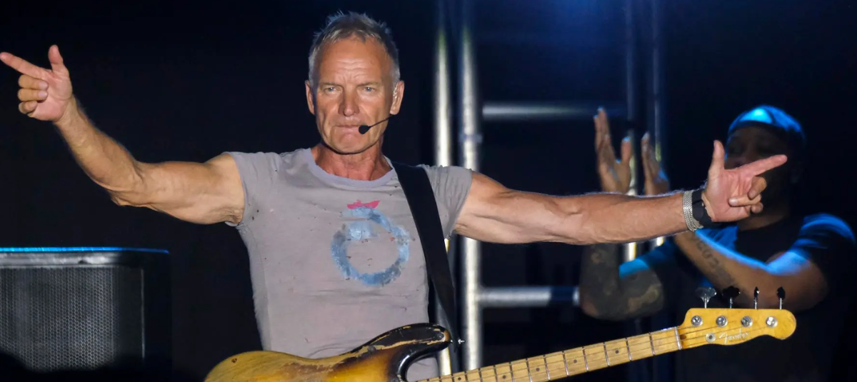 El músico británico Sting