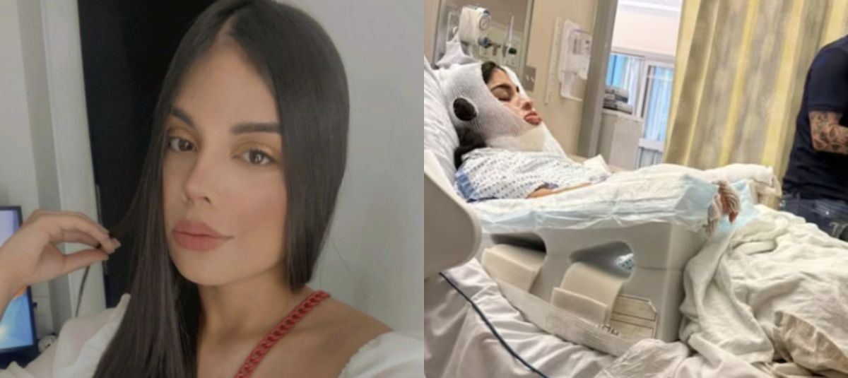Manuela Vergara Salazar joven quemada en Nueva York, Estados Unidos.