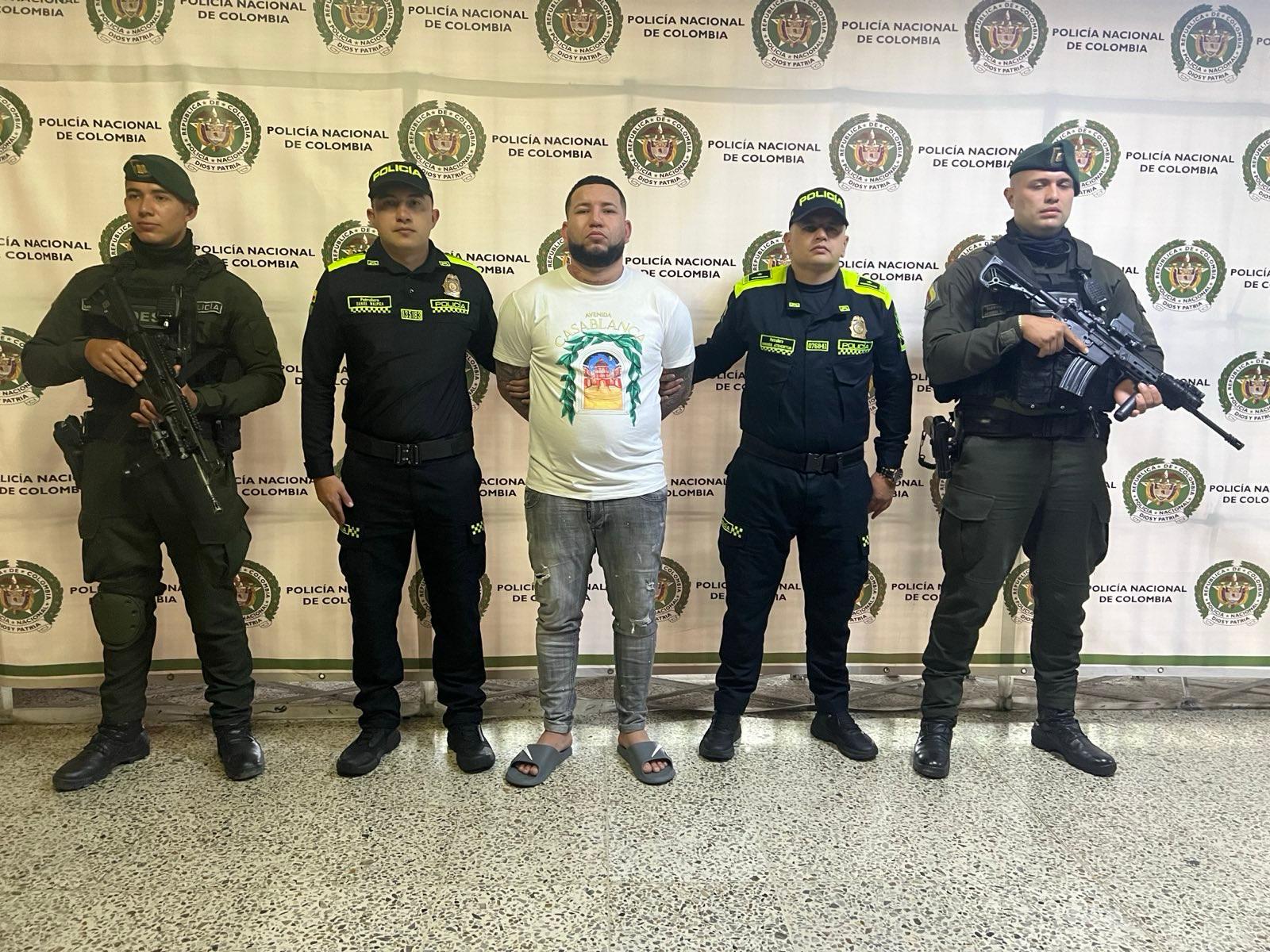 Abraham Alfredo López Caballero, Alias ​​el Mono Abraham Fue Capturado en Bello, Antioquia.