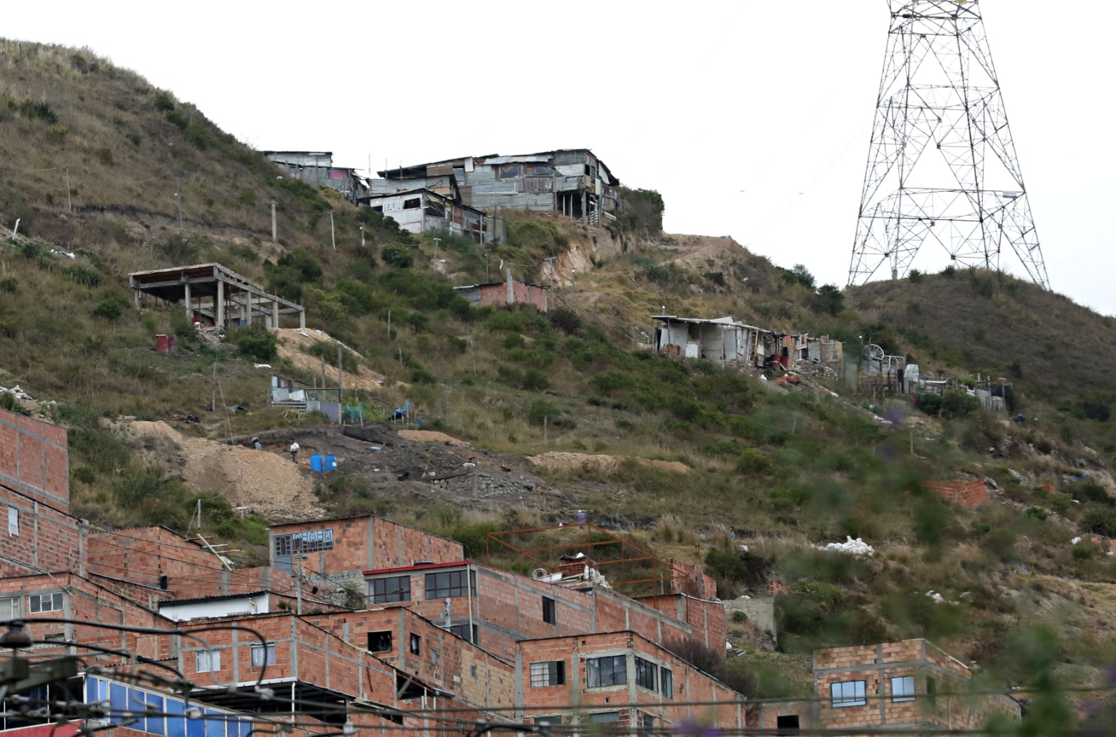Asentamientos de vivienda informal en el barrio Divino Niño (San Cristóbal, Bogotá)