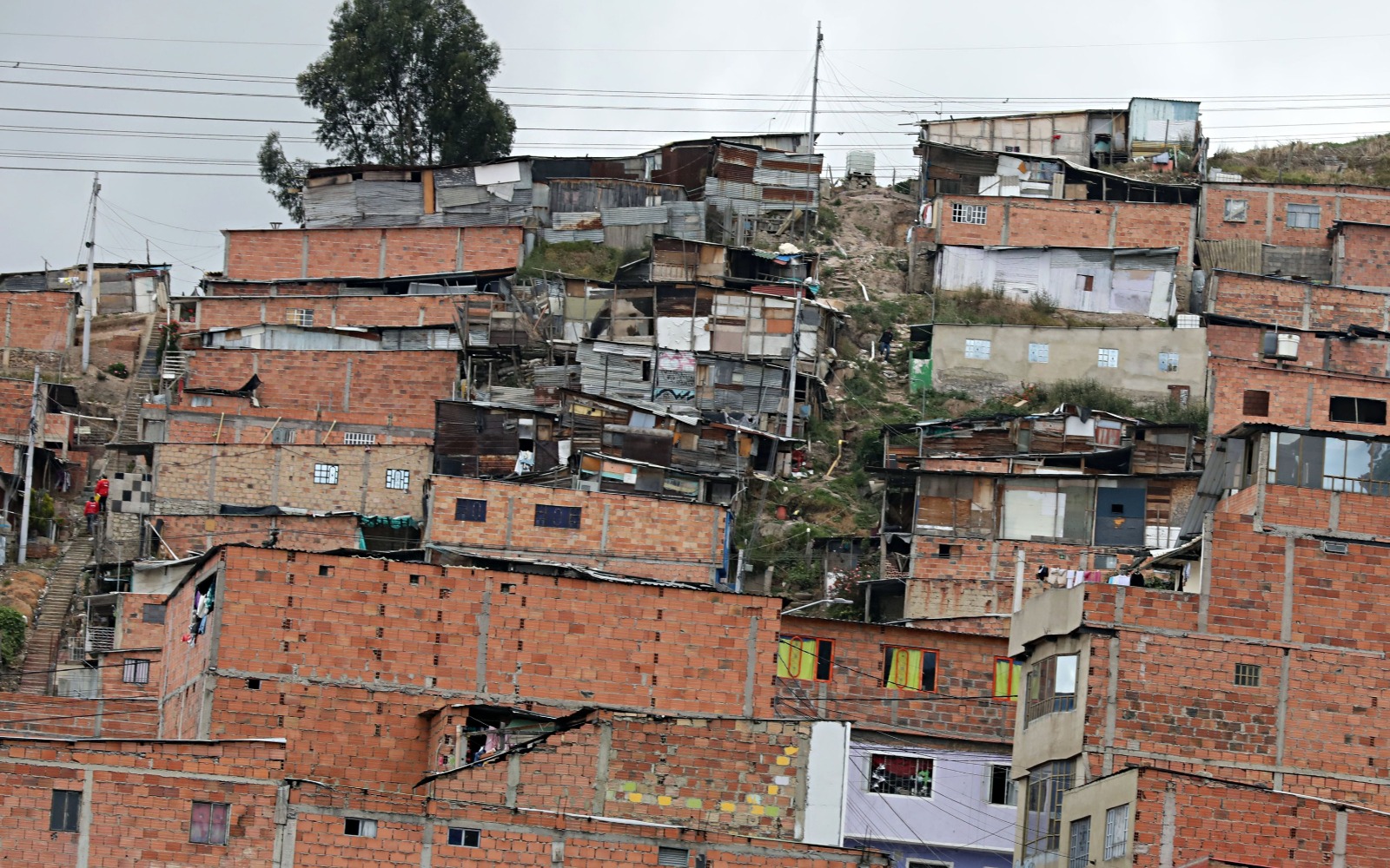 Asentamientos de vivienda informal en el barrio Divino Niño (San Cristóbal, Bogotá)