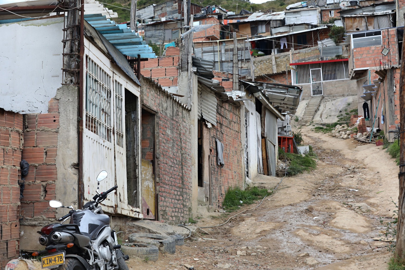 Asentamientos de vivienda informal en el barrio Divino Niño (San Cristóbal, Bogotá)