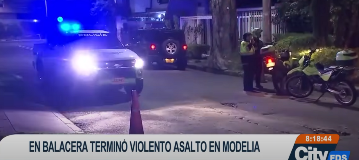 Violento Asalto en Modelia Terminó en perseguridad y balacera
