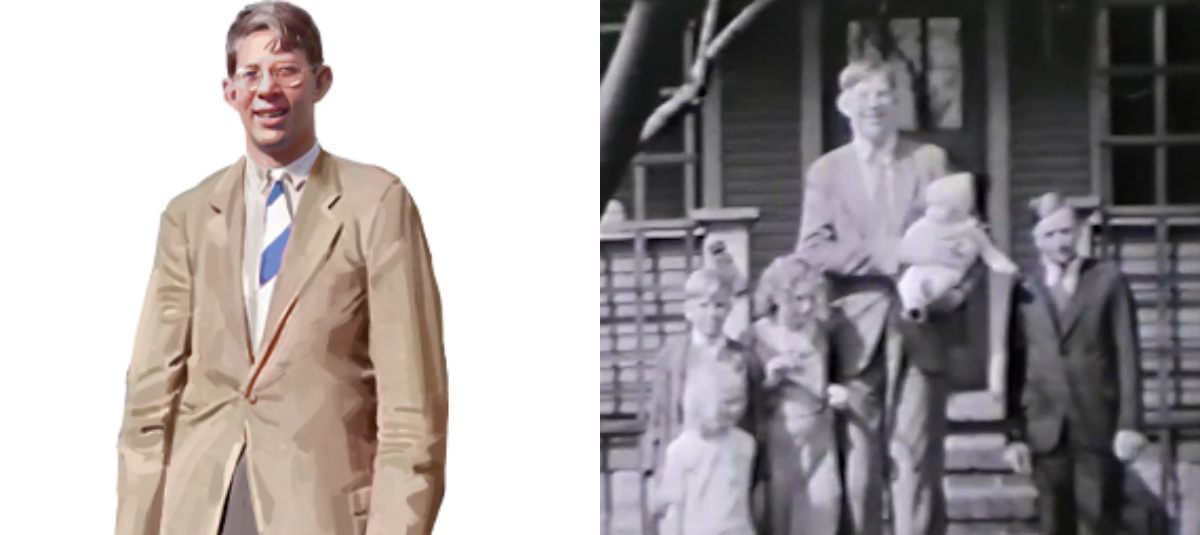 O homem que nunca parou de crescer aparece em um vídeo nunca antes visto de 1933.
