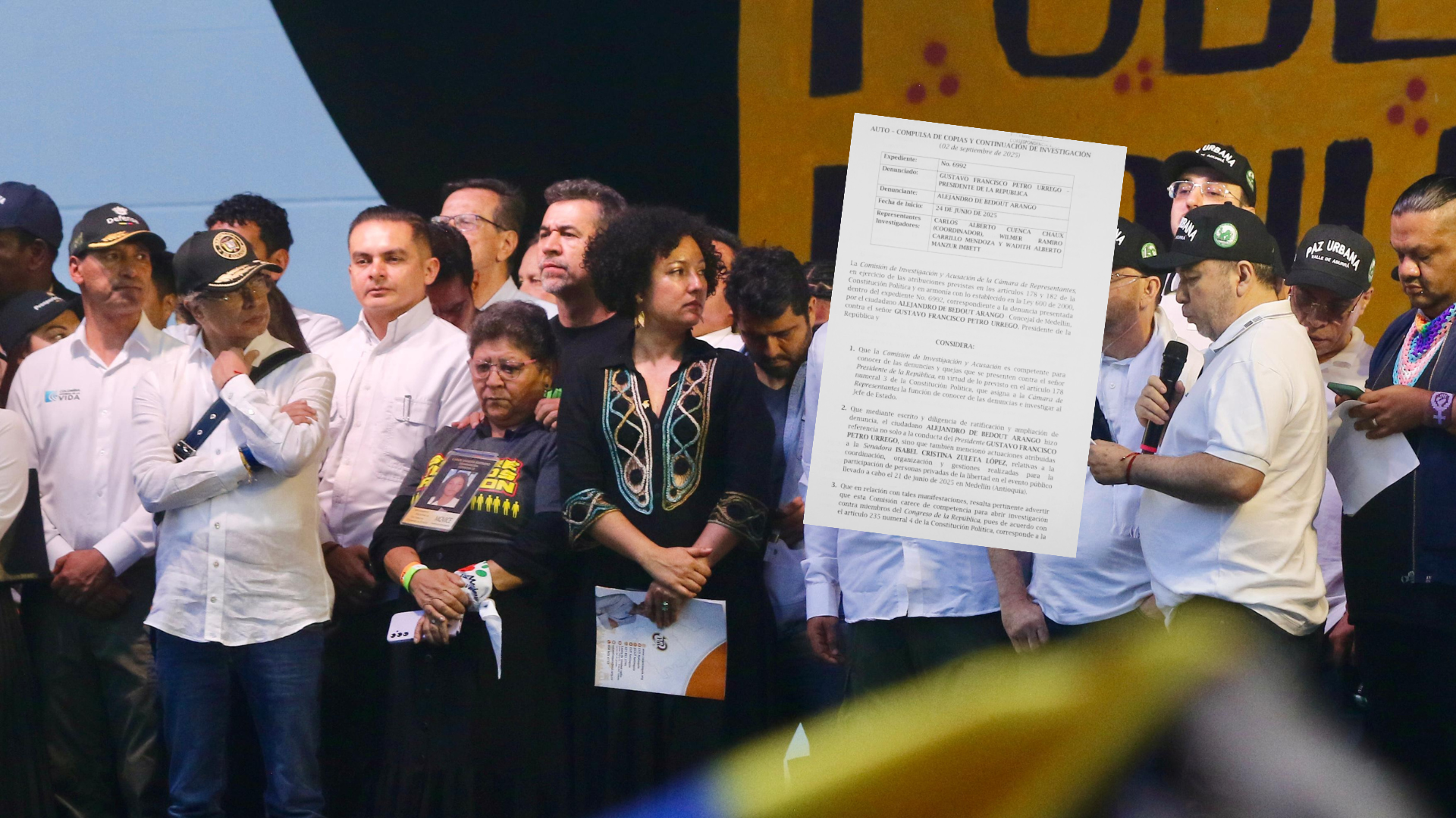 La Comisión de Investigación y Acusación de la Cámara de Representantes Continuará El Trámite de la Denuncia Contra El Presidente Petro y Compulsó Copias a la Corte Suprema Contra la Senadora Zuleta.