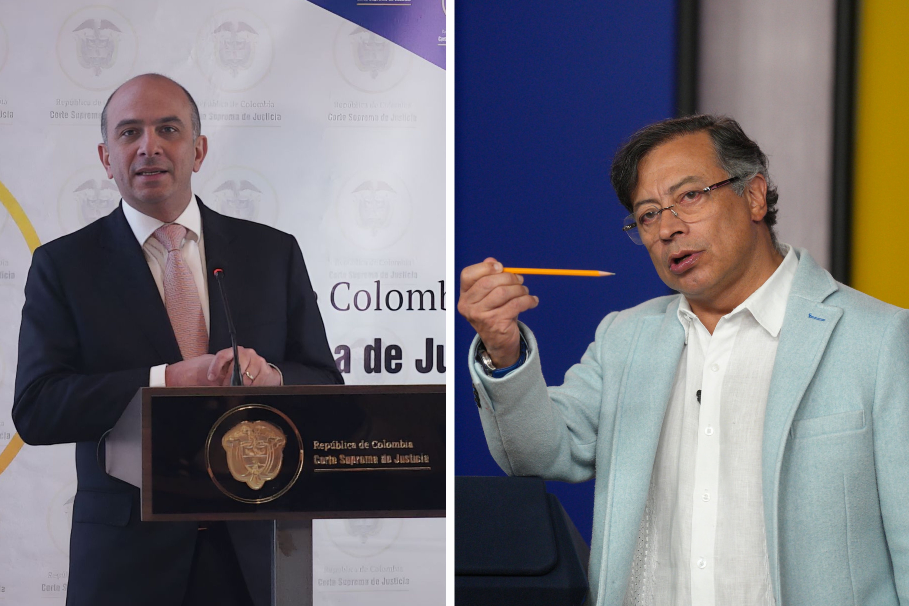 Gustavo Petro y Carlos Camarg