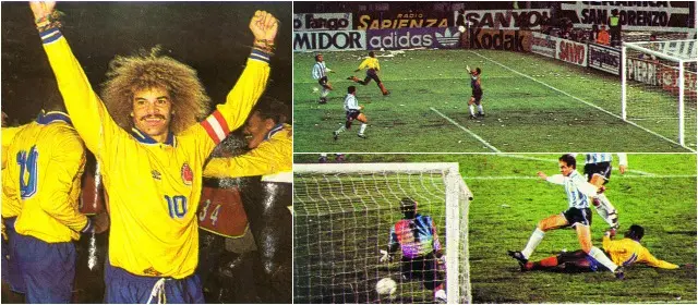 Emblemartico Partido contra Argentina en el Que Colombia Logró Clasificar Al Mundial.