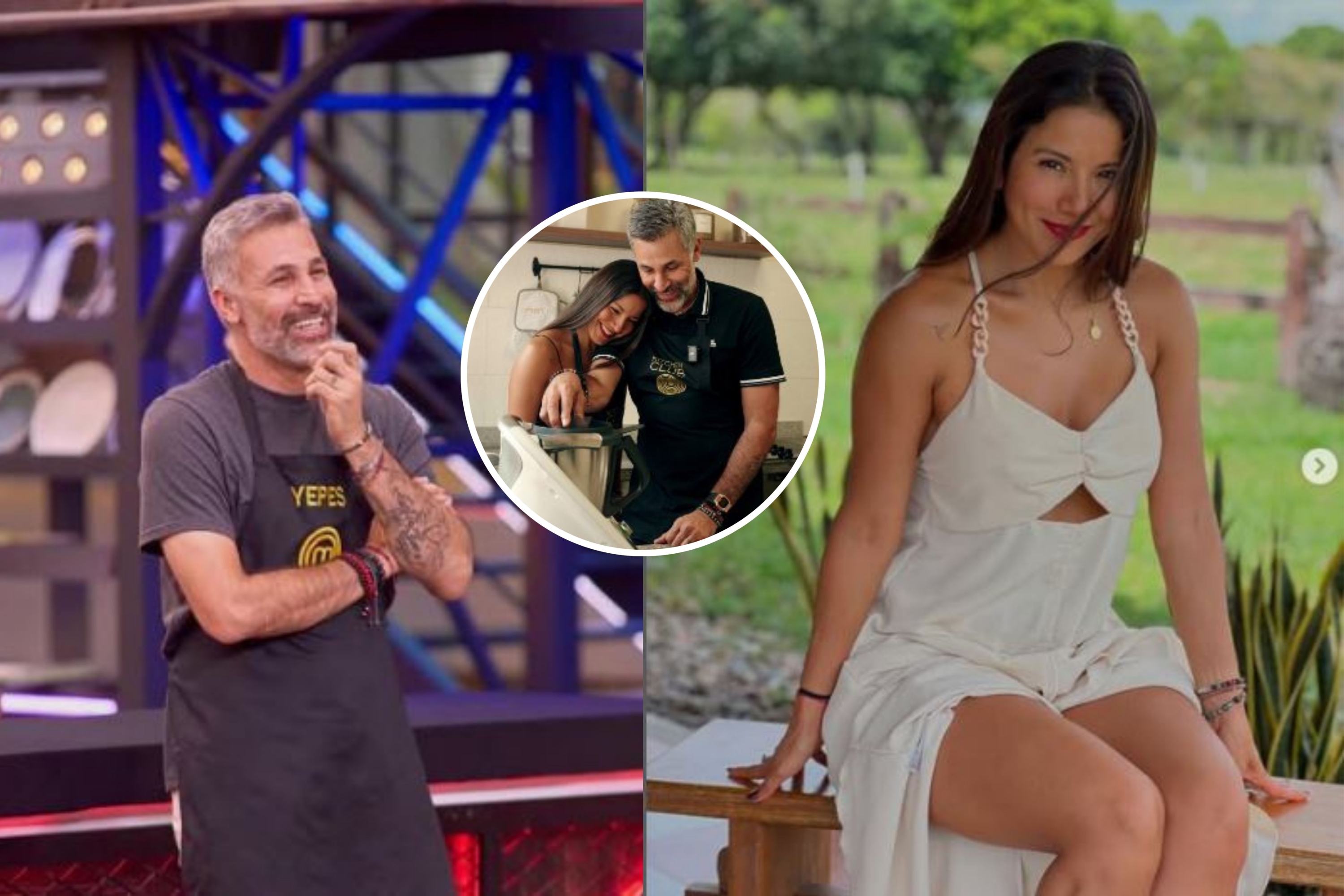 Caterin Escobar and Mario Yepes