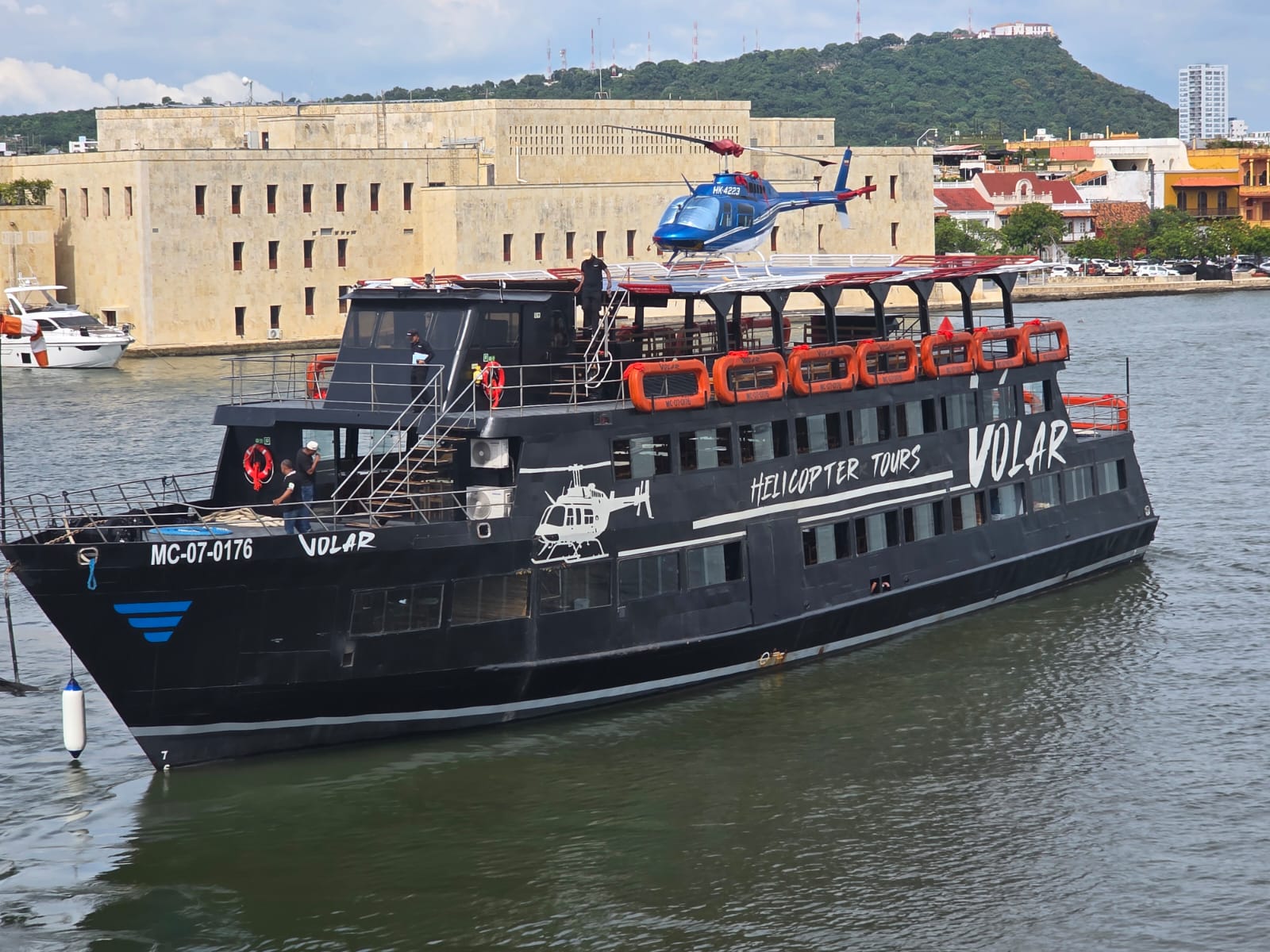 Tour en helicóptero Sobre Cartagena