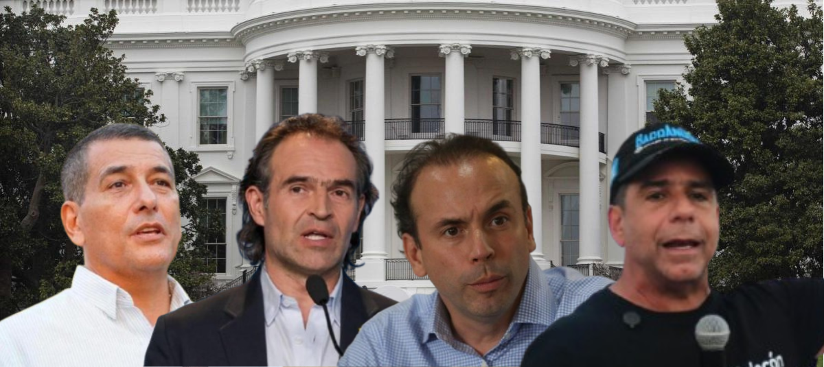 Alcaldes Dumek Turbay, Federico Gutiérrez, Alejandro Eder y Alejandro Char.