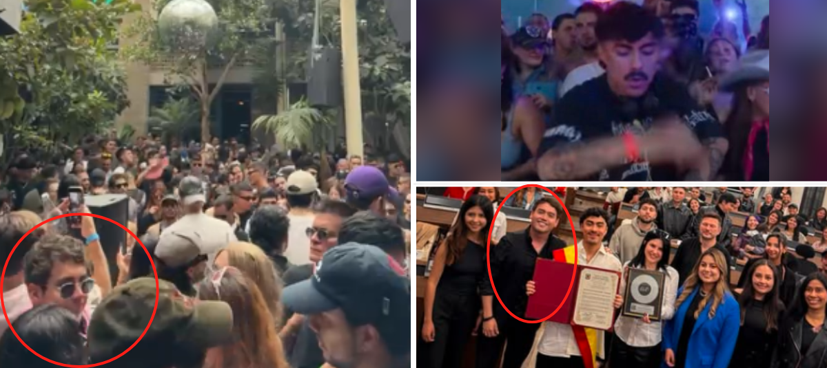 El Conjal Julián Triana en Fiesta en horario sin permiso.