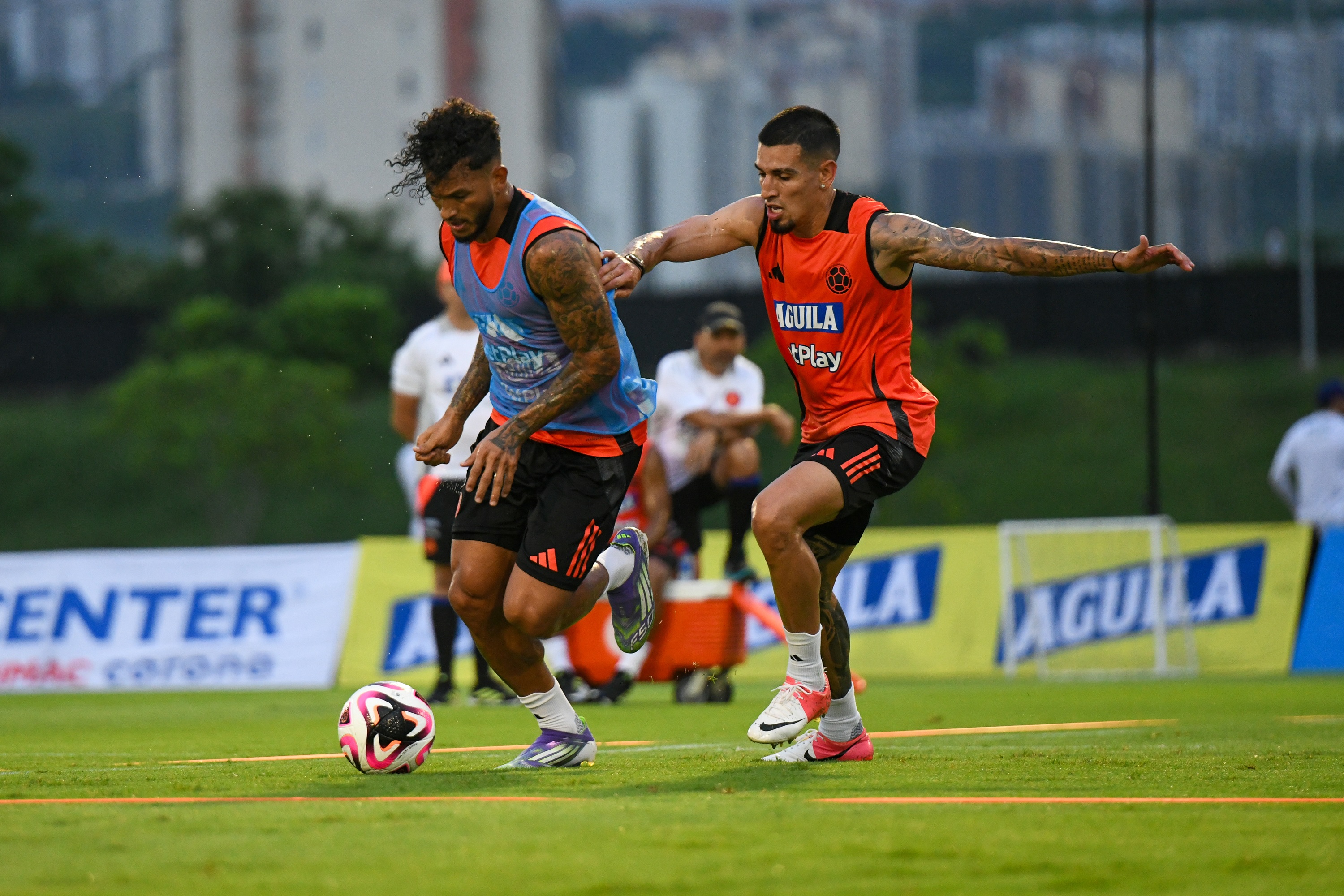 Luis Javier Suárez y Daniel Muñoz