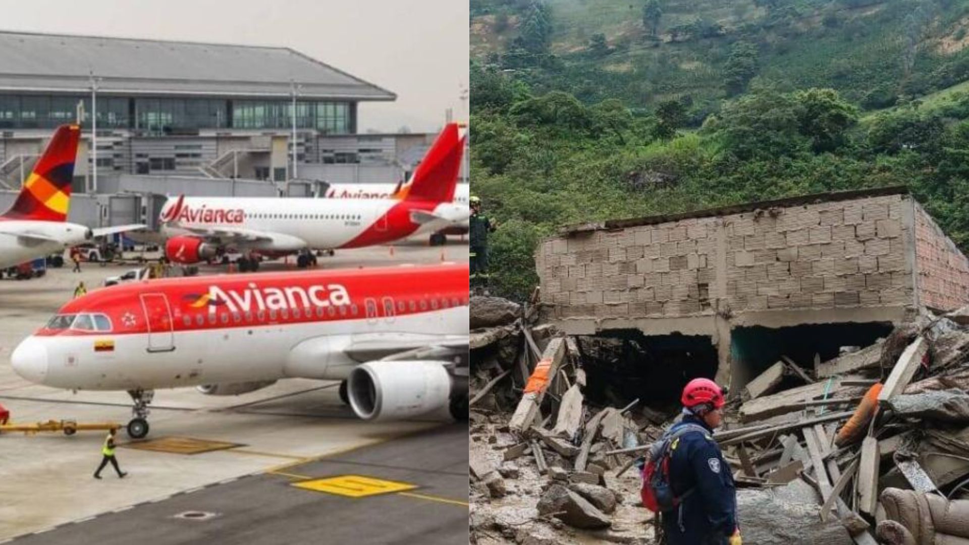 Avianca y la vía al Llano.