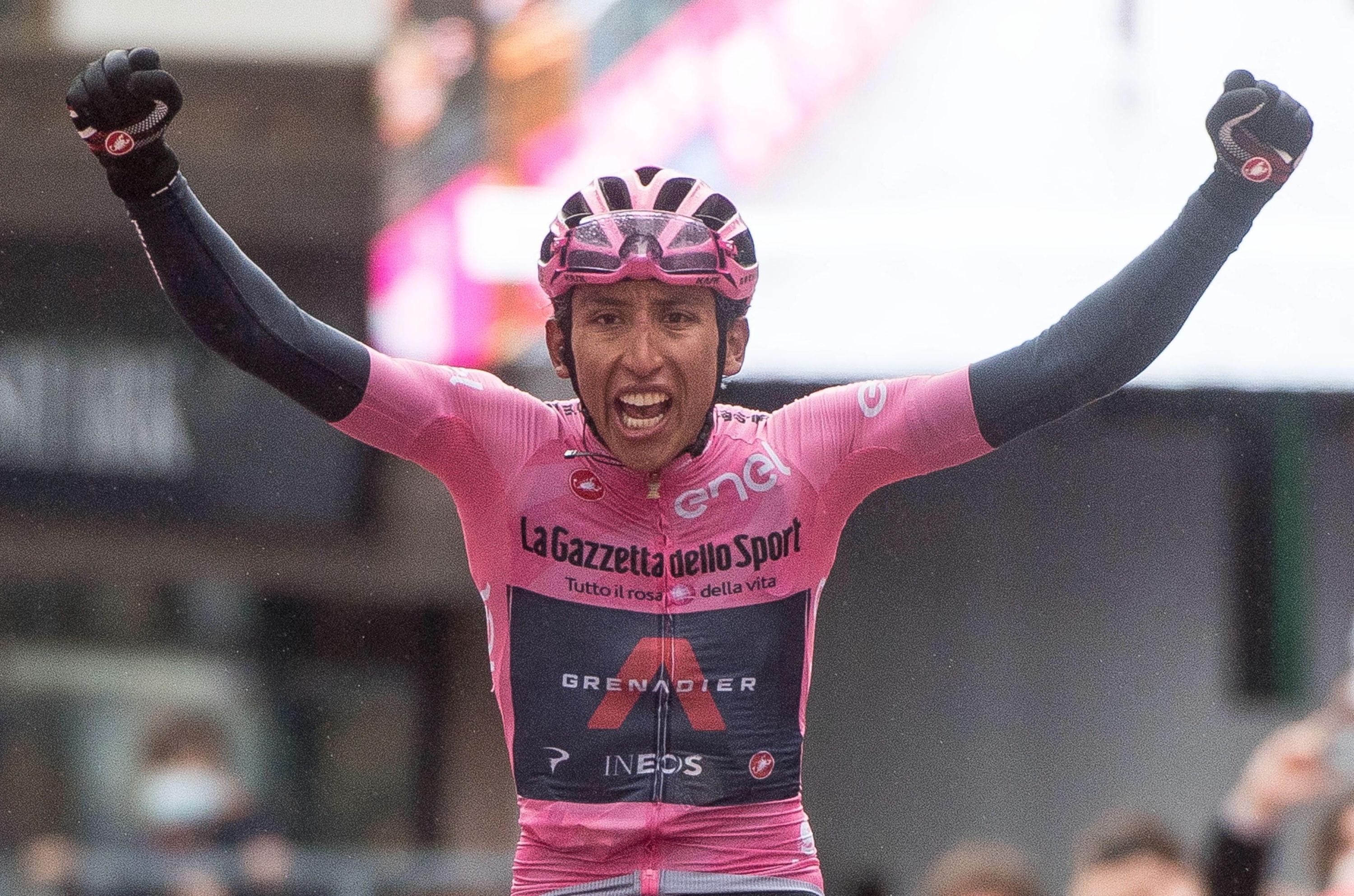 Egan Bernal y el triunfo en Cortina d’Ampezzo