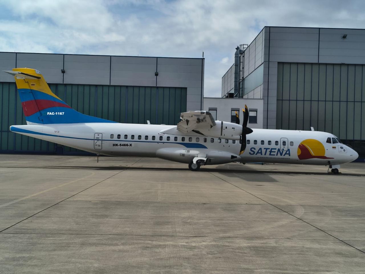 Incorporación de Tres ATR 72-600 a la Flota de Satena.