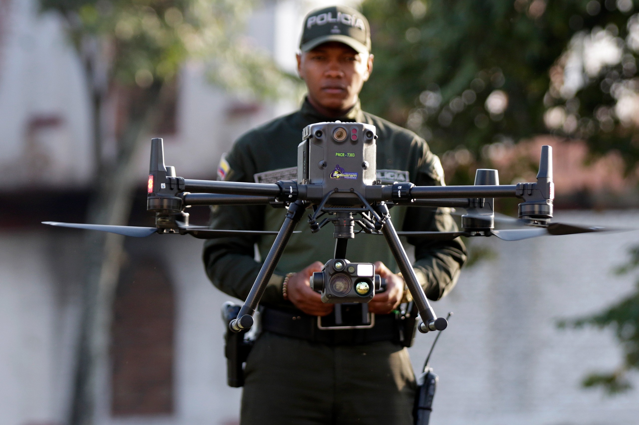 Nuevos Drones de la Policía de Cali.