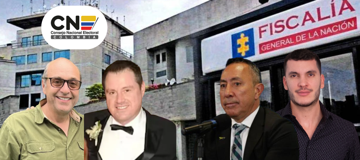 Serafino Iacono, Juan Guillermo Mancera, Ricardo Roa y Julián Caicedo