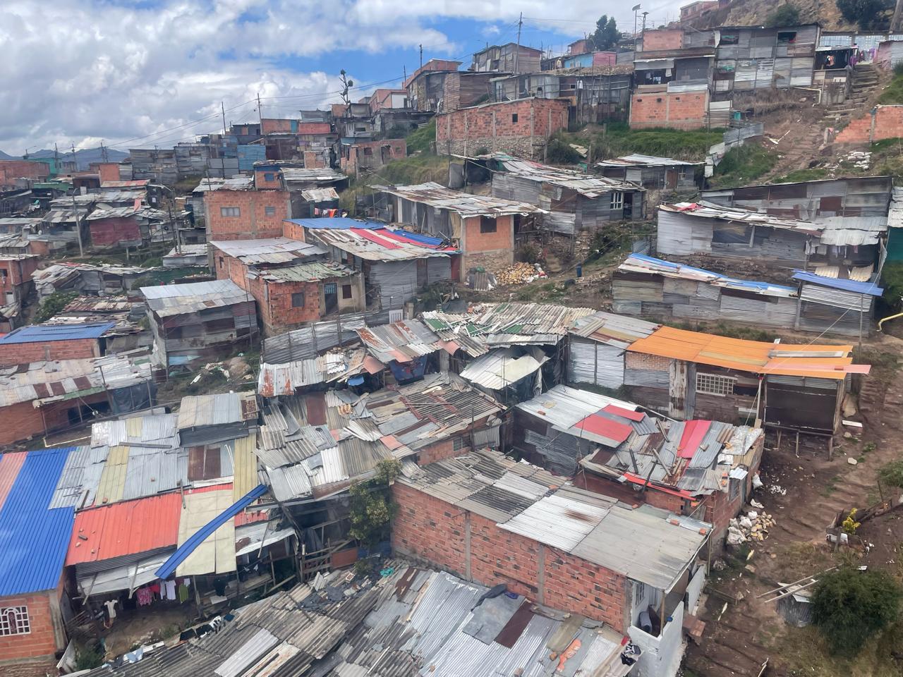Ciudad Bolívar desde el aire.