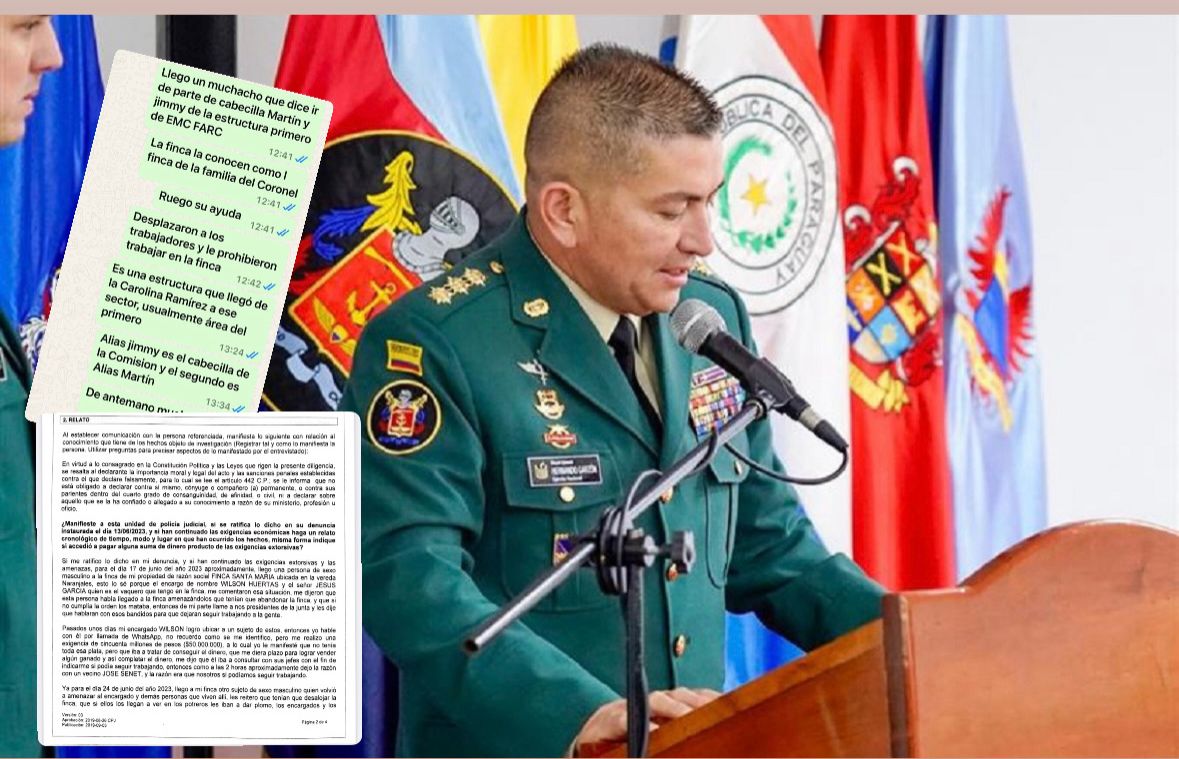 Los chats y Denuncia del General Garzón.