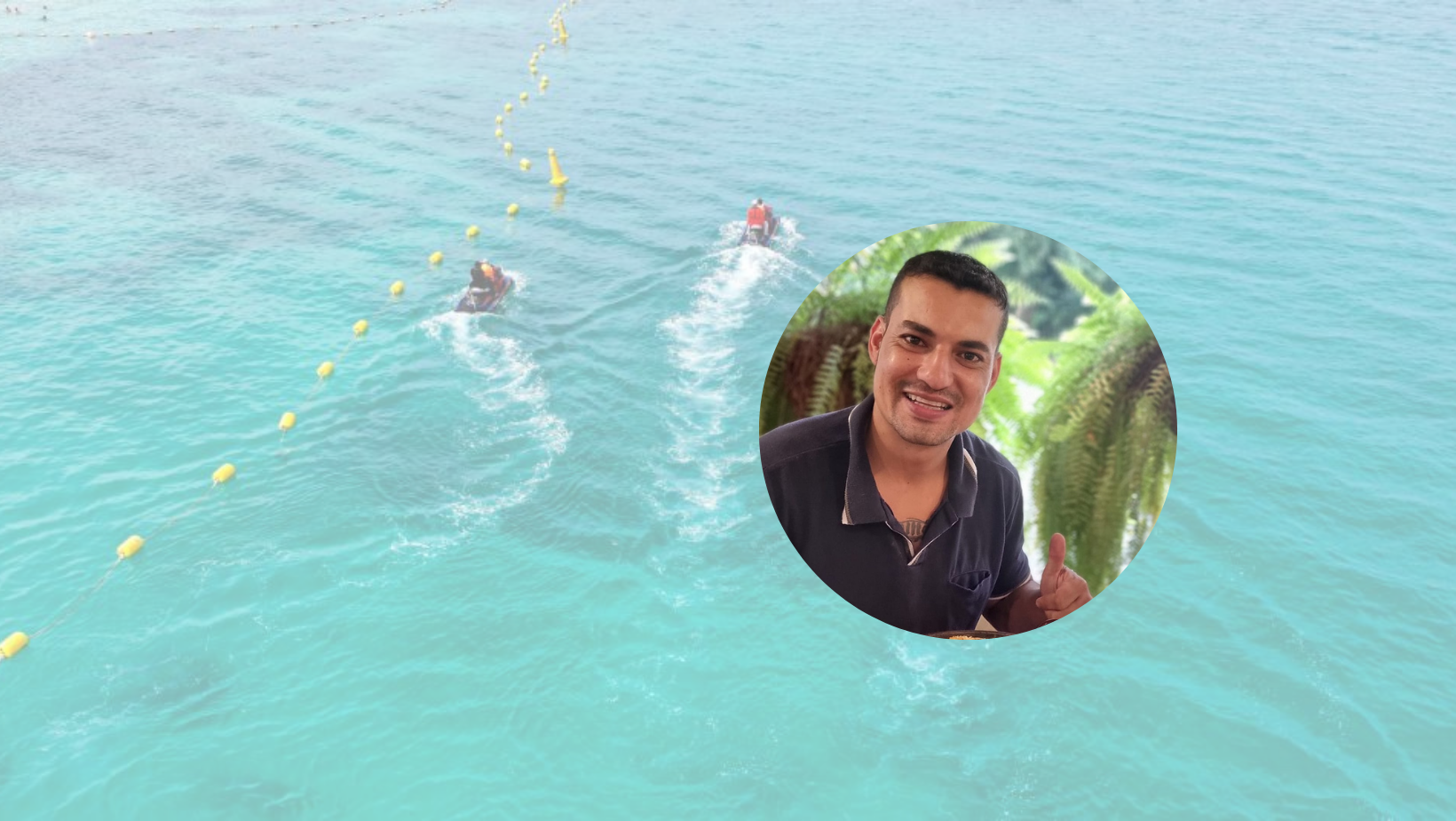Sebastián Valencia, Turista Accentado en Barú.