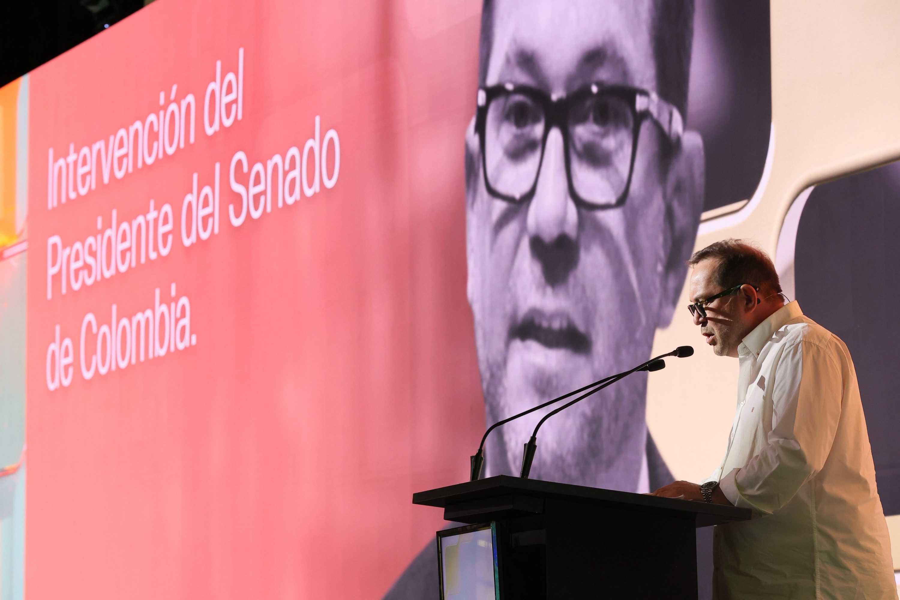 Lidio García, presidente del congreso.