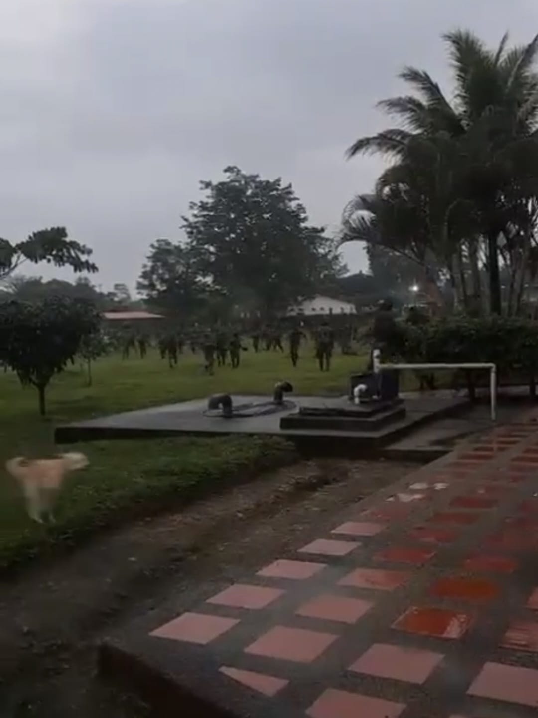 Simulacro del Ejército en Tumaco.