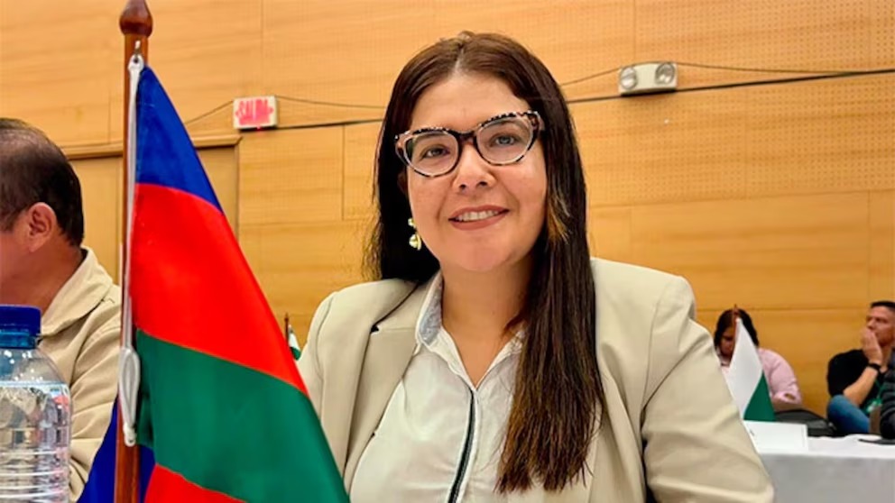 Diana Carolina Cabanillas, alcaldesa de Cajibío, fue detenida por funcionarios del CTI a raíz de una orden de aprehensión.