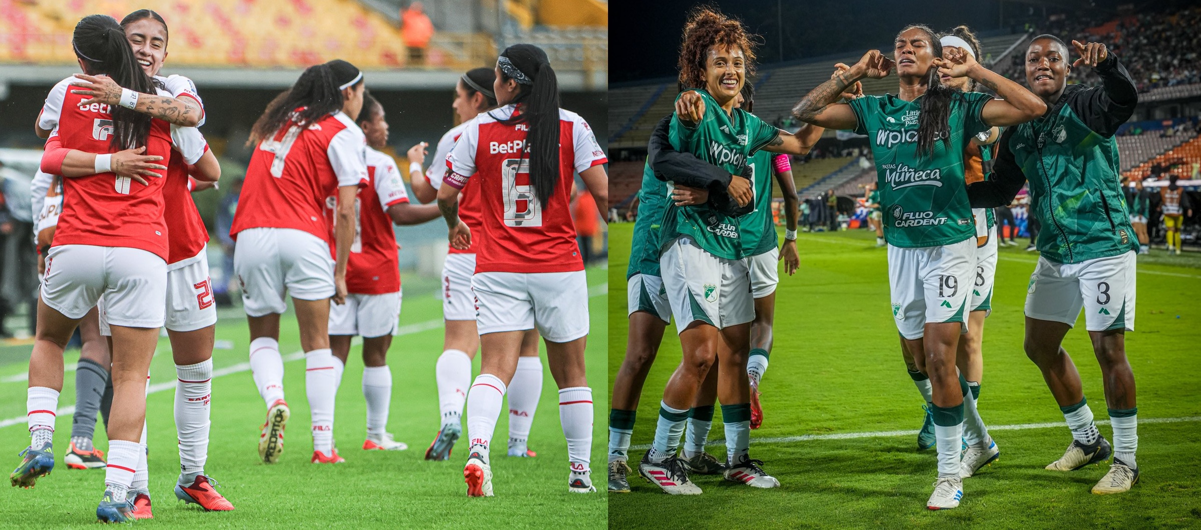 Santa Fe y Cali, finalistas de la Liga Femenina