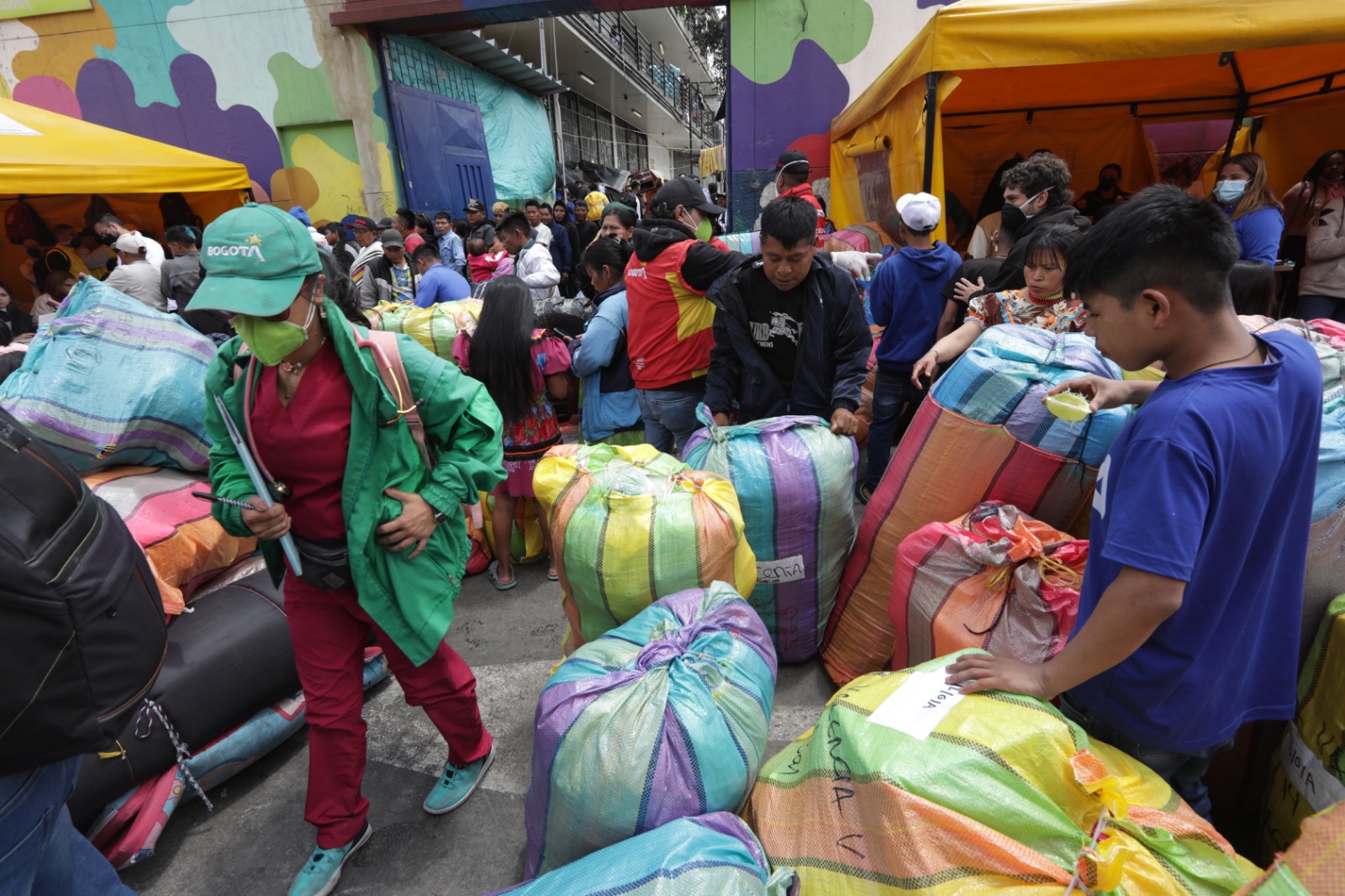 Retorno de indígenas Emberá de la UPI La Rioja