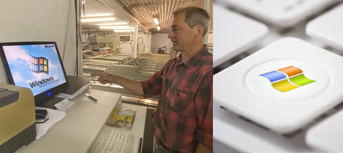 O companie continuă să utilizeze Windows 95 în operațiunile sale zilnice și refuză să se actualizeze: