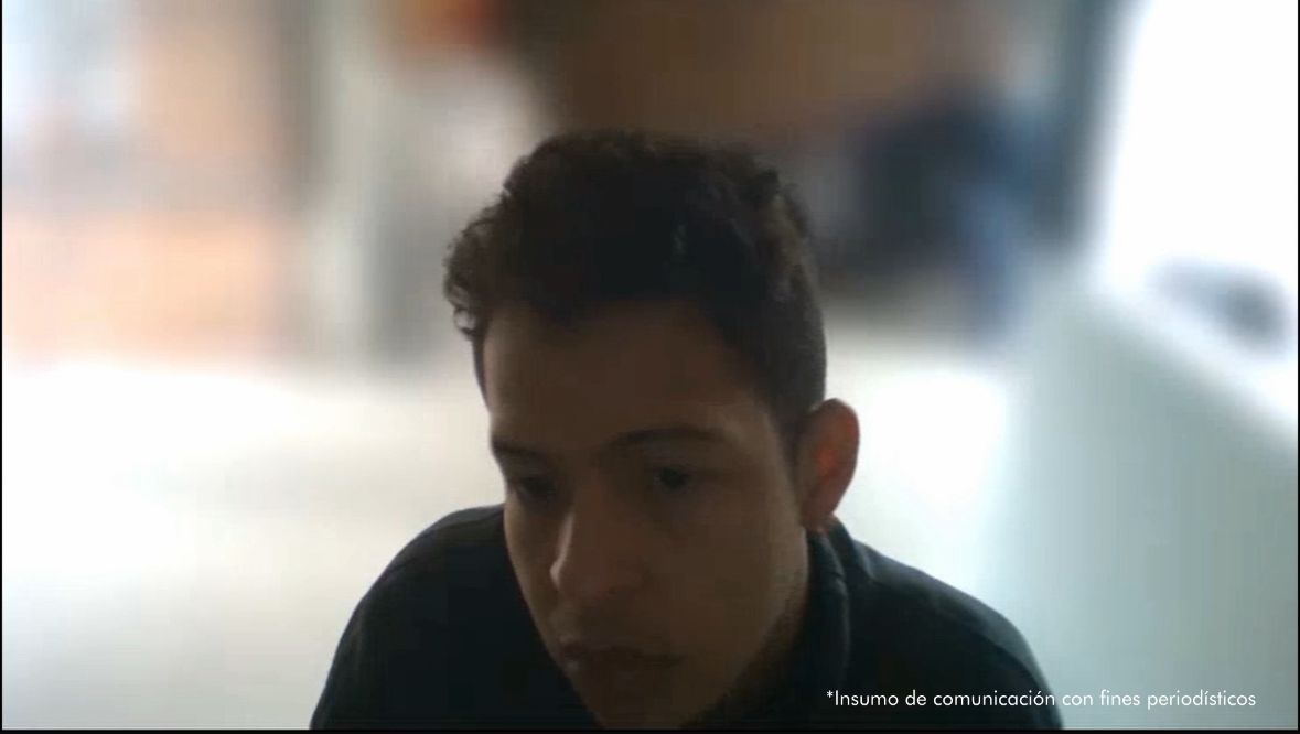 Audiencia en la que la fiscalía le imputó los delitos de secuestro agravado y tráfico de Menores.