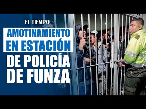 Amotinamiento en estación de policía de funza | El TIempo