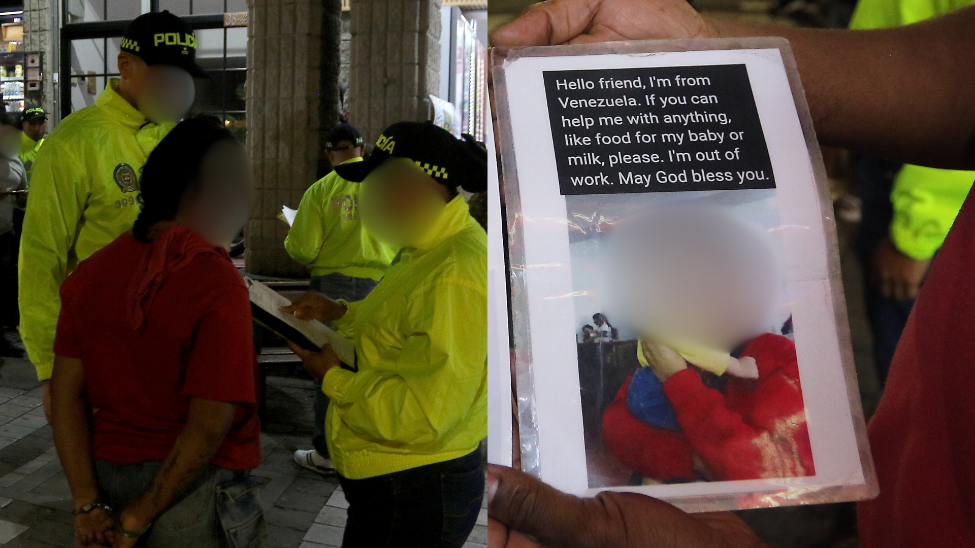 Medellín'de kasabadaki diğerlerinin enstrümantalize edilmesi için yedi kişi yakalandı.